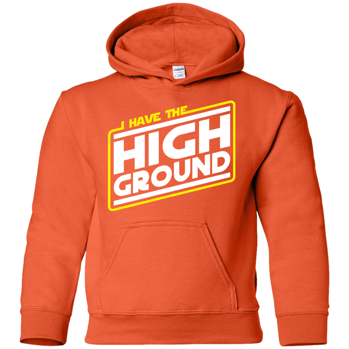 Sweatshirts Orange / YS I Have the High Ground Youth Hoodie