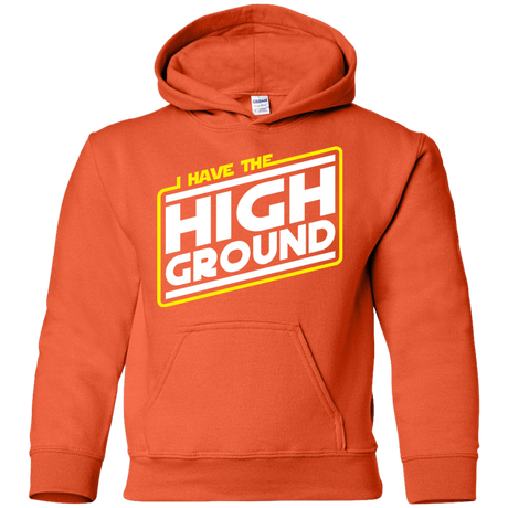 Sweatshirts Orange / YS I Have the High Ground Youth Hoodie
