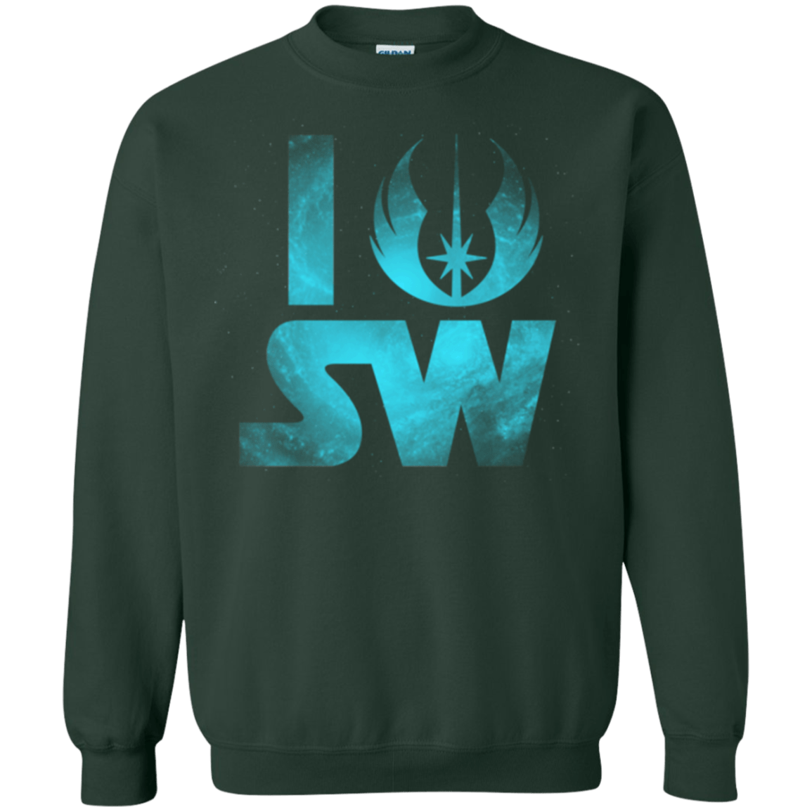 Sweatshirts Forest Green / Small I Jedi SW Crewneck Sweatshirt