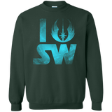 Sweatshirts Forest Green / Small I Jedi SW Crewneck Sweatshirt