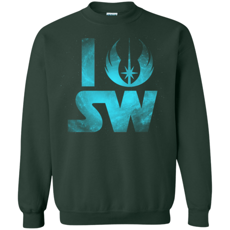 Sweatshirts Forest Green / Small I Jedi SW Crewneck Sweatshirt