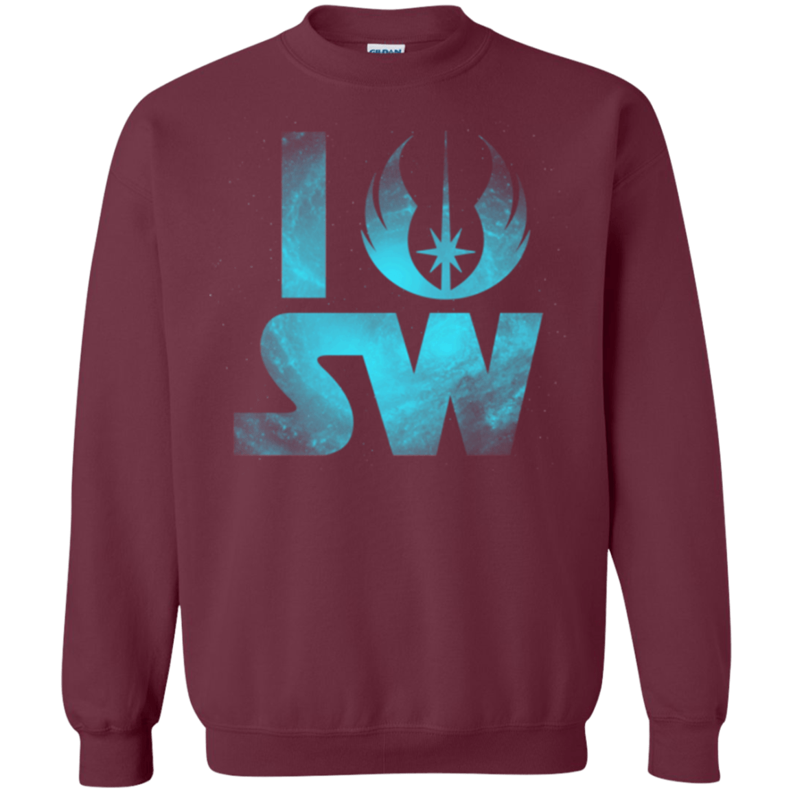 Sweatshirts Maroon / Small I Jedi SW Crewneck Sweatshirt