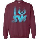 Sweatshirts Maroon / Small I Jedi SW Crewneck Sweatshirt