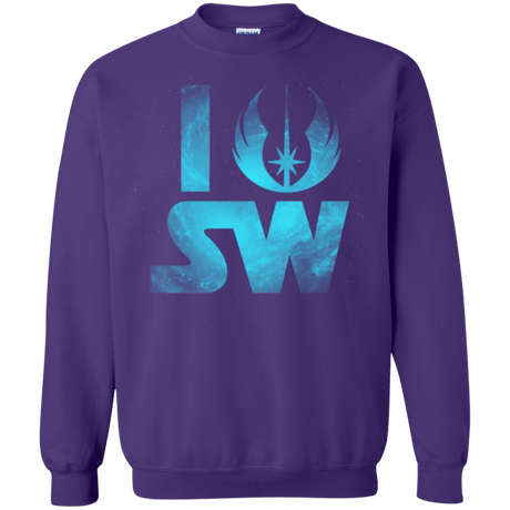 Sweatshirts Purple / Small I Jedi SW Crewneck Sweatshirt