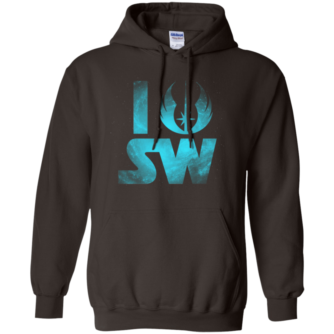 Sweatshirts Dark Chocolate / Small I Jedi SW Pullover Hoodie