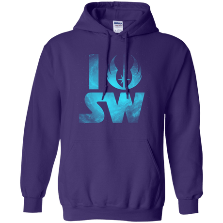 Sweatshirts Purple / Small I Jedi SW Pullover Hoodie