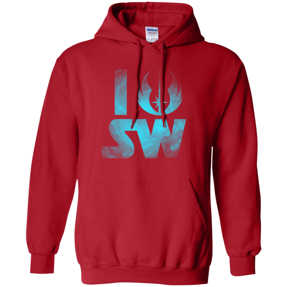 Sweatshirts Red / Small I Jedi SW Pullover Hoodie