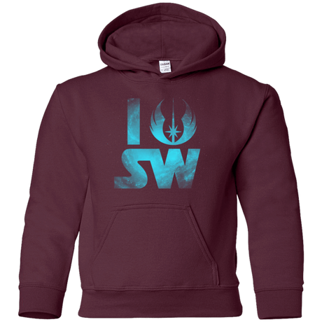 Sweatshirts Maroon / YS I Jedi SW Youth Hoodie