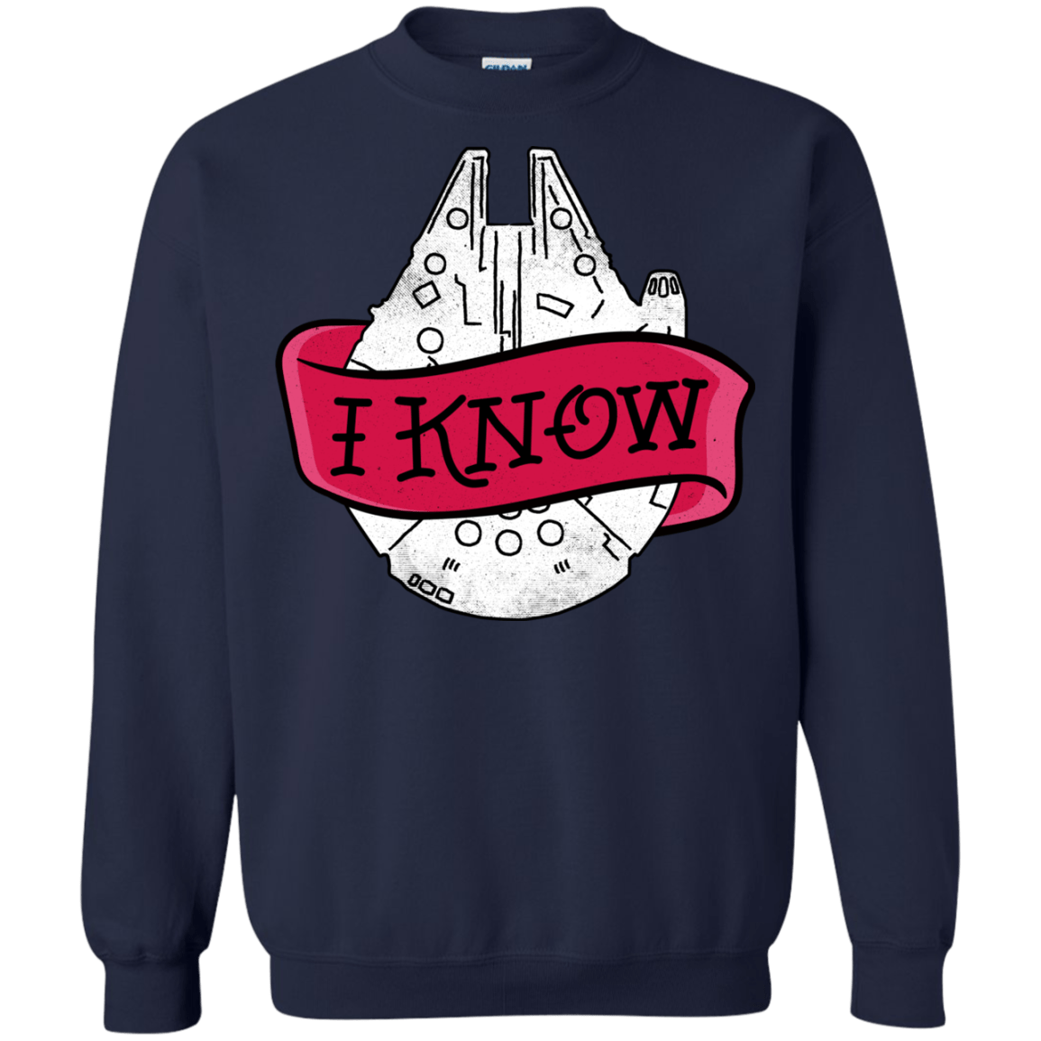 Sweatshirts Navy / S I Know Crewneck Sweatshirt