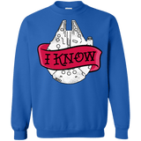 Sweatshirts Royal / S I Know Crewneck Sweatshirt