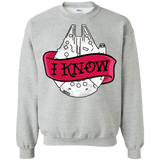 Sweatshirts Sport Grey / S I Know Crewneck Sweatshirt