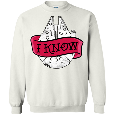 Sweatshirts White / S I Know Crewneck Sweatshirt