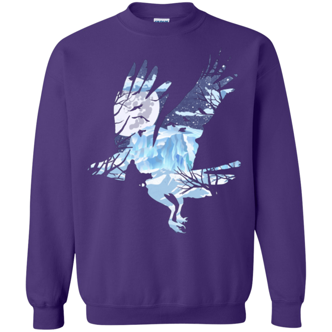 Sweatshirts Purple / Small I know nothing Crewneck Sweatshirt