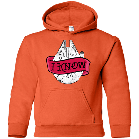 Sweatshirts Orange / YS I Know Youth Hoodie