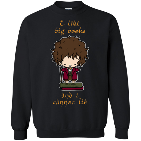 Sweatshirts Black / Small I Like Big Books Crewneck Sweatshirt