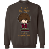 Sweatshirts Dark Chocolate / Small I Like Big Books Crewneck Sweatshirt