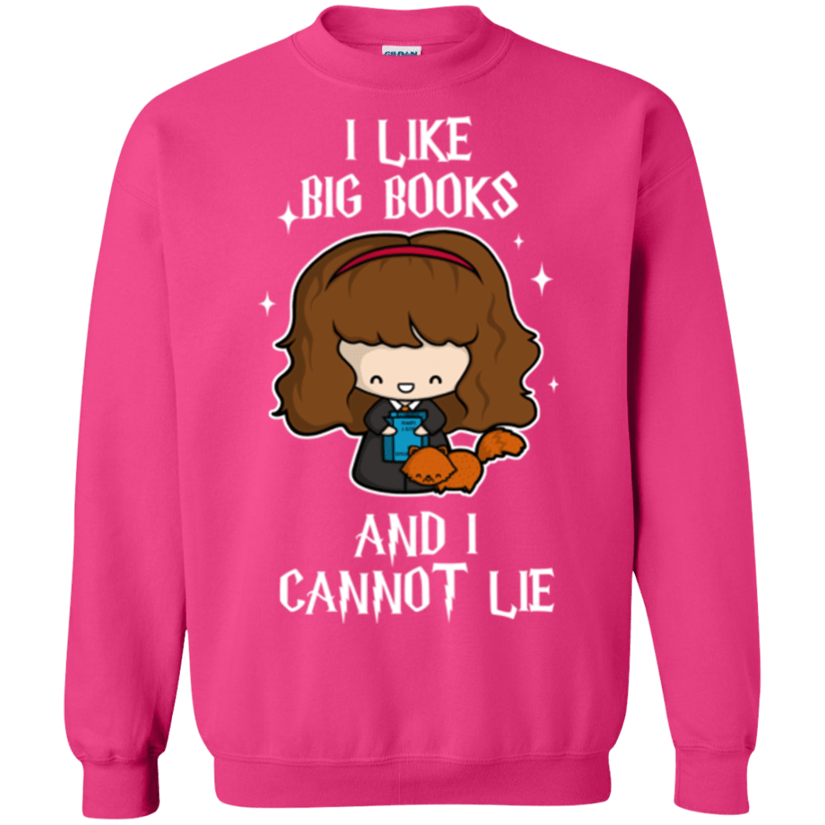 Sweatshirts Heliconia / Small I Like Big Books Crewneck Sweatshirt
