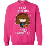Sweatshirts Heliconia / Small I Like Big Books Crewneck Sweatshirt