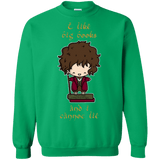 Sweatshirts Irish Green / Small I Like Big Books Crewneck Sweatshirt