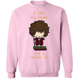Sweatshirts Light Pink / Small I Like Big Books Crewneck Sweatshirt