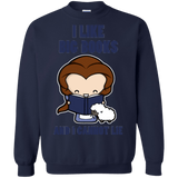 Sweatshirts Navy / Small I Like Big Books Crewneck Sweatshirt