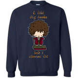 Sweatshirts Navy / Small I Like Big Books Crewneck Sweatshirt