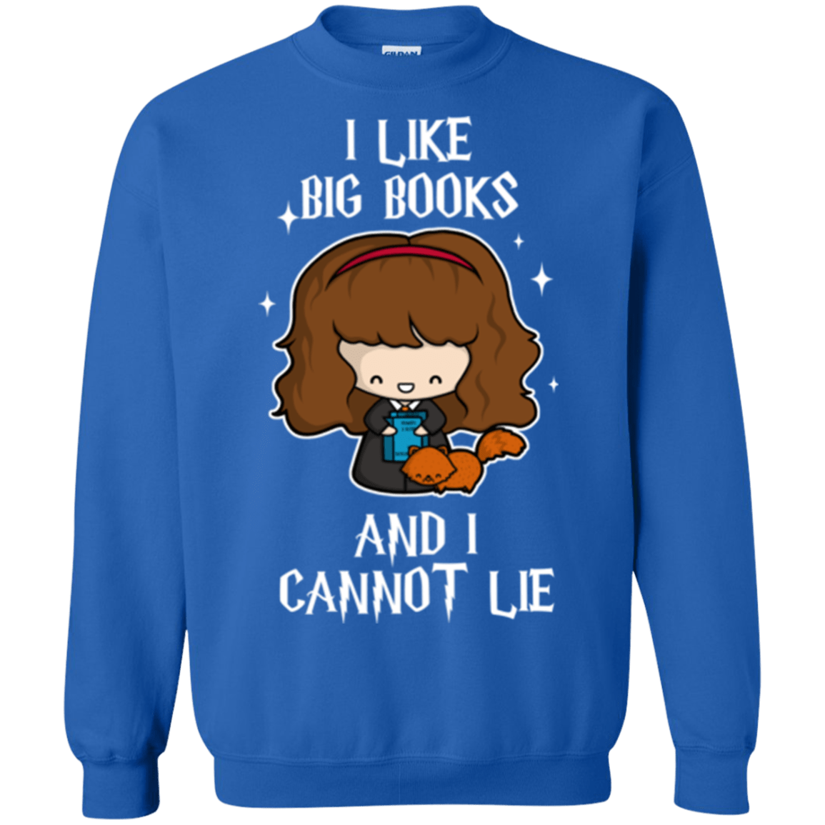 Sweatshirts Royal / Small I Like Big Books Crewneck Sweatshirt
