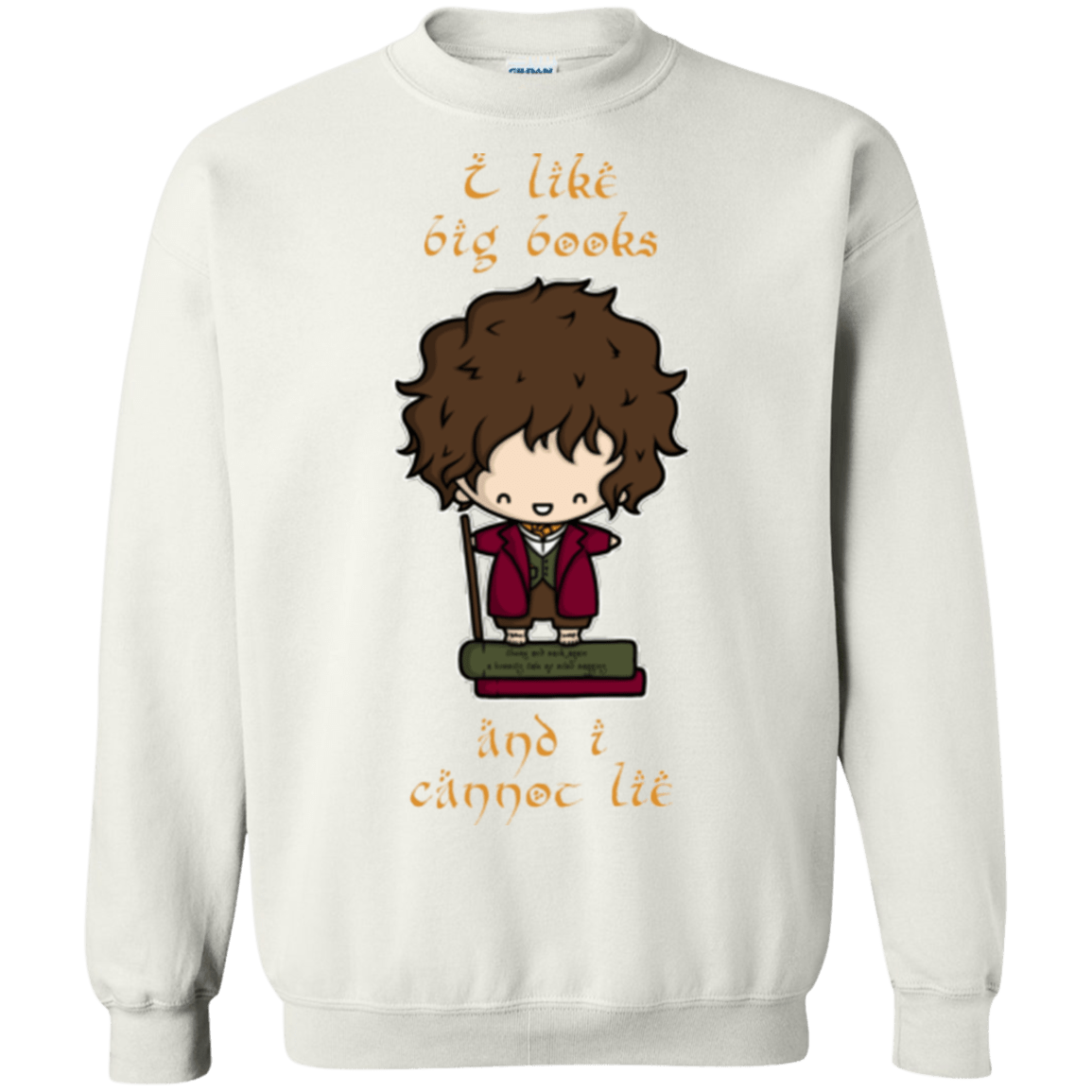 Sweatshirts White / Small I Like Big Books Crewneck Sweatshirt
