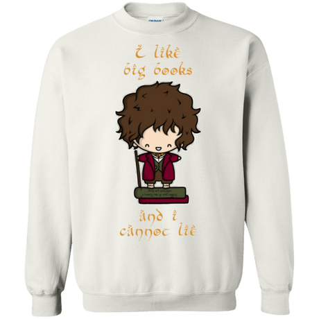 Sweatshirts White / Small I Like Big Books Crewneck Sweatshirt