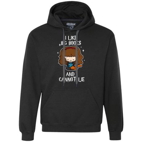 Sweatshirts Black / Small I Like Big Books Premium Fleece Hoodie