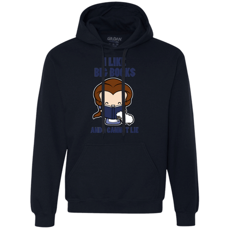 I Like Big Books Premium Fleece Hoodie