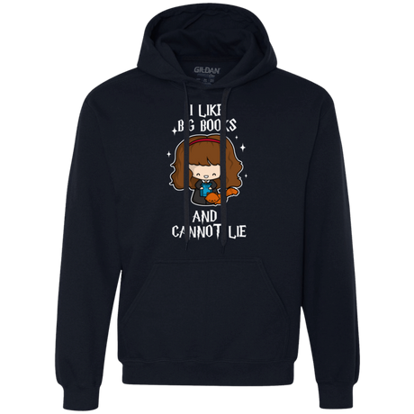 Sweatshirts Navy / Small I Like Big Books Premium Fleece Hoodie