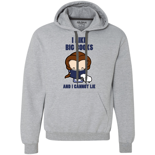 Sweatshirts Sport Grey / Small I Like Big Books Premium Fleece Hoodie