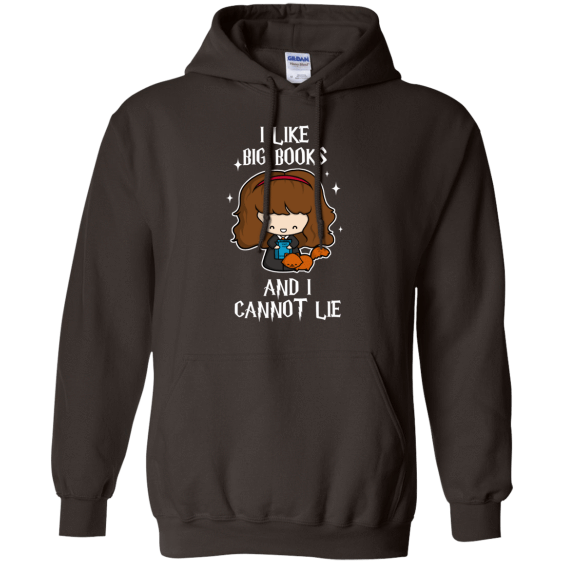 Sweatshirts Dark Chocolate / Small I Like Big Books Pullover Hoodie