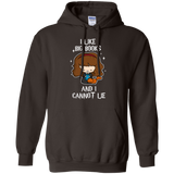 Sweatshirts Dark Chocolate / Small I Like Big Books Pullover Hoodie