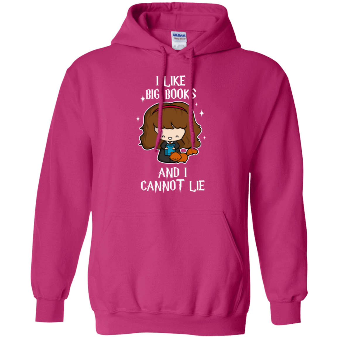 Sweatshirts Heliconia / Small I Like Big Books Pullover Hoodie