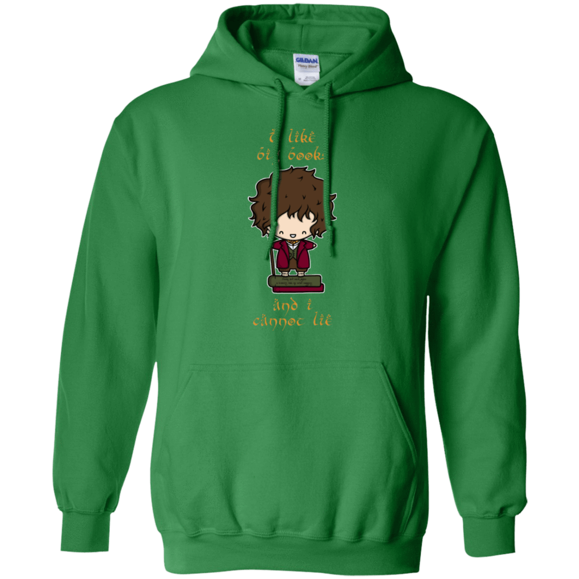 Sweatshirts Irish Green / Small I Like Big Books Pullover Hoodie