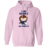 Sweatshirts Light Pink / Small I Like Big Books Pullover Hoodie