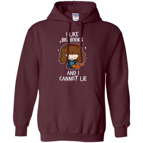 Sweatshirts Maroon / Small I Like Big Books Pullover Hoodie