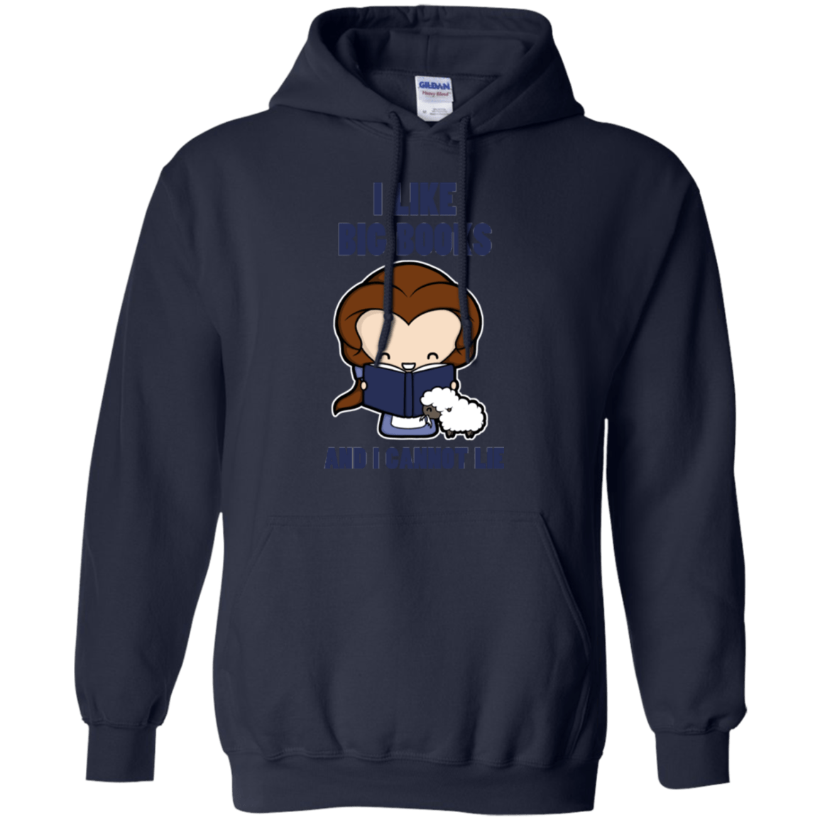 Sweatshirts Navy / Small I Like Big Books Pullover Hoodie