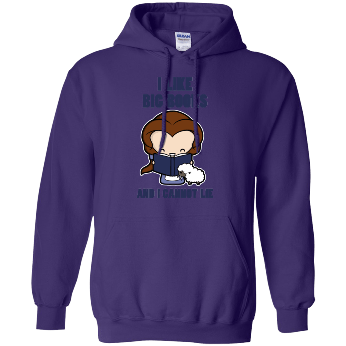 Sweatshirts Purple / Small I Like Big Books Pullover Hoodie