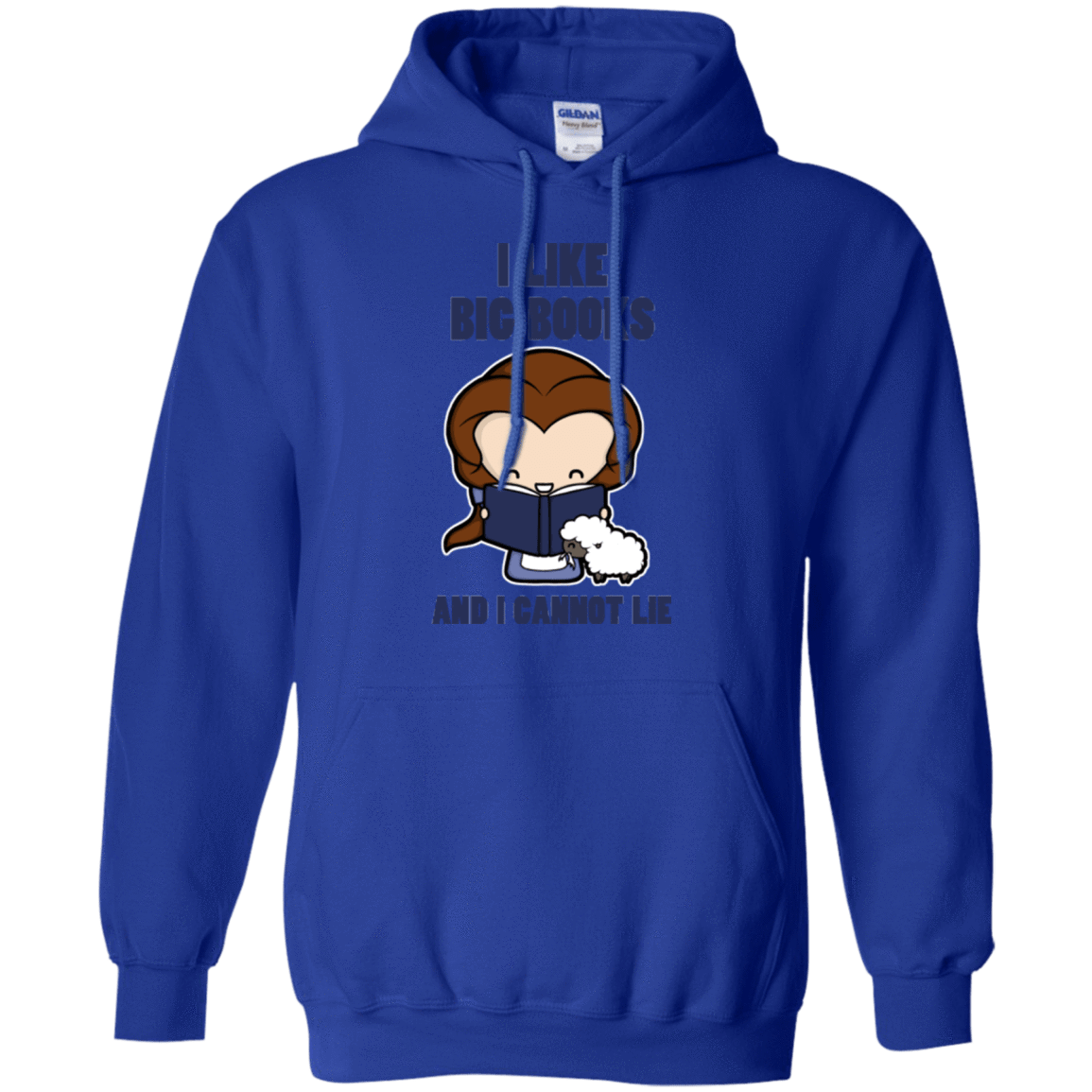 Sweatshirts Royal / Small I Like Big Books Pullover Hoodie