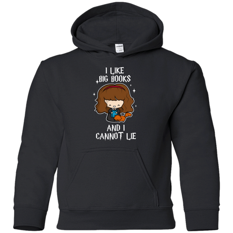 Sweatshirts Black / YS I Like Big Books Youth Hoodie