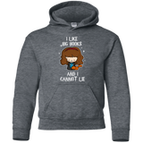 Sweatshirts Dark Heather / YS I Like Big Books Youth Hoodie