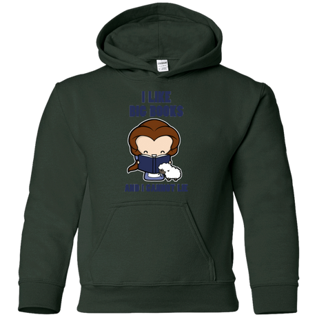 Sweatshirts Forest Green / YS I Like Big Books Youth Hoodie
