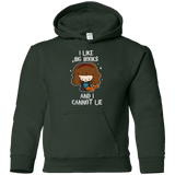 Sweatshirts Forest Green / YS I Like Big Books Youth Hoodie