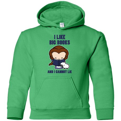 Sweatshirts Irish Green / YS I Like Big Books Youth Hoodie