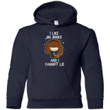 Sweatshirts Navy / YS I Like Big Books Youth Hoodie