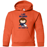 Sweatshirts Orange / YS I Like Big Books Youth Hoodie