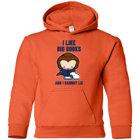 Sweatshirts Orange / YS I Like Big Books Youth Hoodie